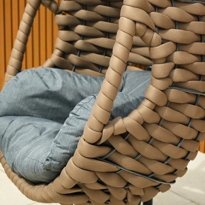 Aranweave Single Hanging Chair in Brown Aranweave Single Hanging Chair in Brown