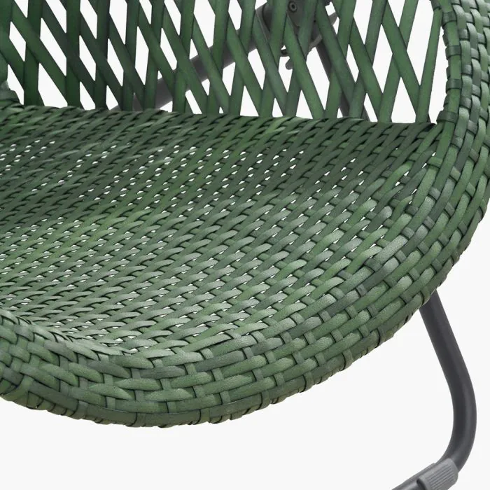Tobs Rattan Folding Lounge Bistro Set - Green