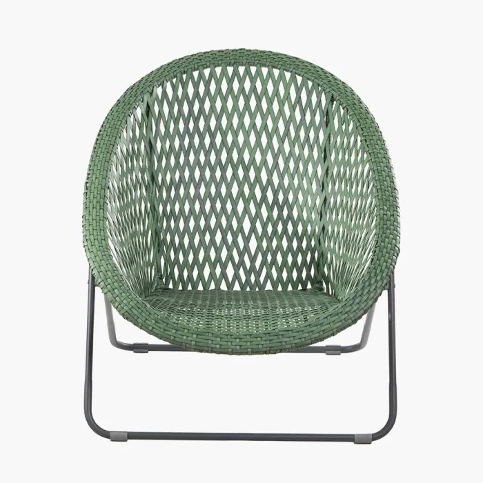 Tobs Rattan Folding Lounge Bistro Set - Green