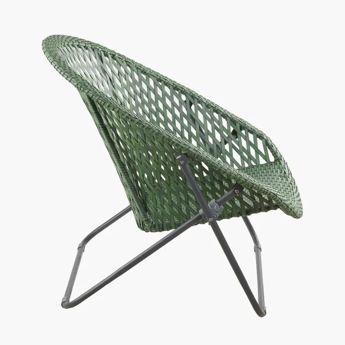 Tobs Rattan Folding Lounge Bistro Set - Green
