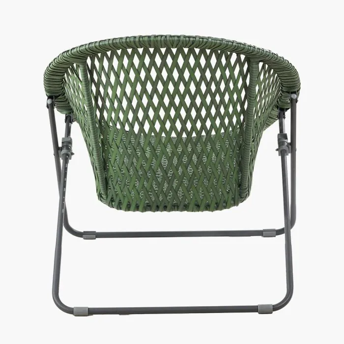 Tobs Rattan Folding Lounge Bistro Set - Green