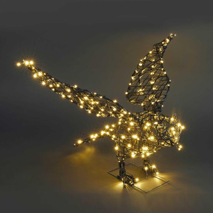 74cm Brown Wicker Owl main product photo