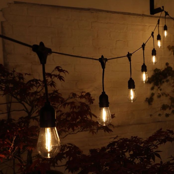 20 Connectable LEDs - Small Edison Festoon with Drop main product photo