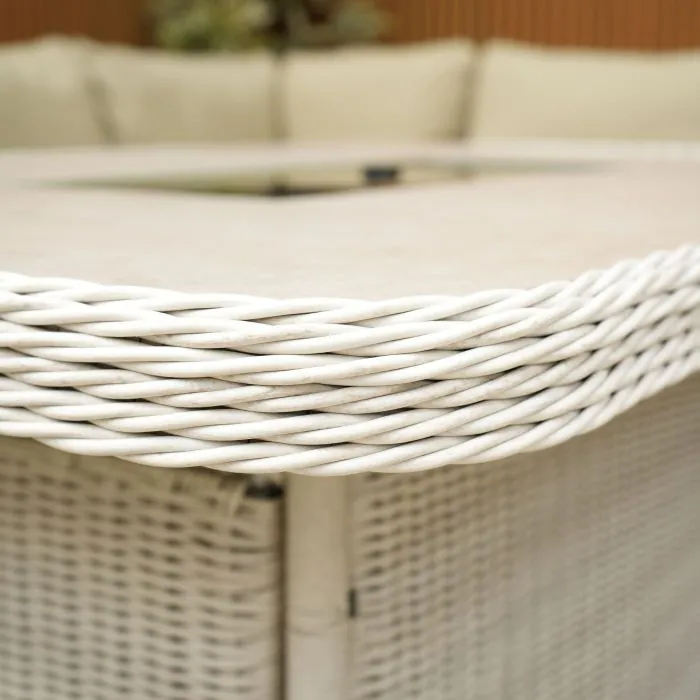 Connemara Corner Set with Rectangular Fire Pit Table