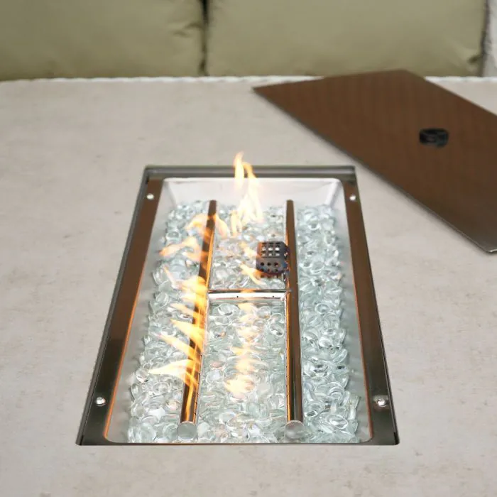 Connemara Corner Set with Rectangular Fire Pit Table