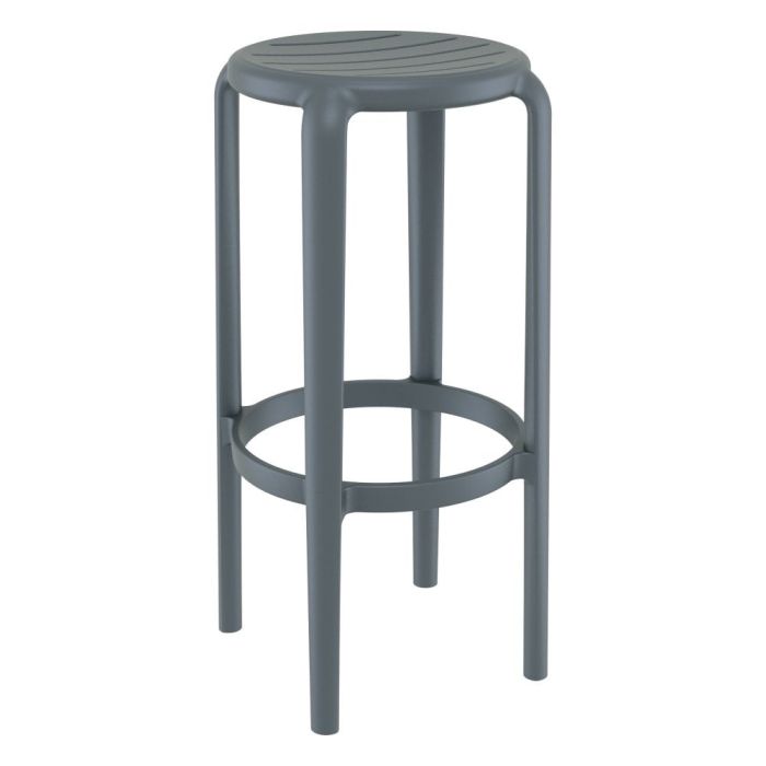 Tom Bar Stool 75cm - Grey main product photo
