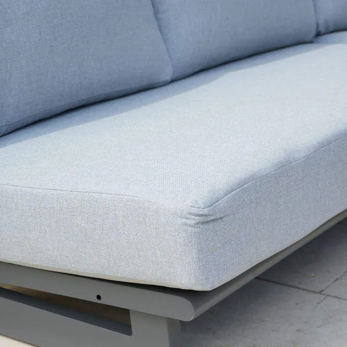 Celestial Corner Sofa Set with Side Table in Grey Celestial Corner Sofa Set with Side Table in Grey