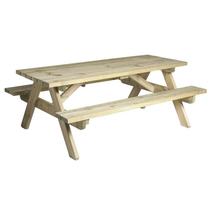 Alexander Rose 6 ft Pine Heavy Duty Picnic Table