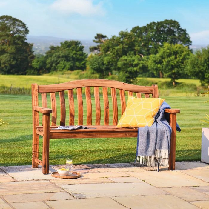 5ft Redcliffe Acacia Turnberry Wooden Bench main product photo
