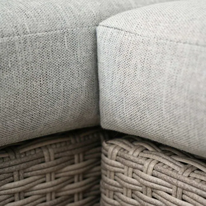 Sandringham Rattan L-Shaped Corner Sofa Bench Set