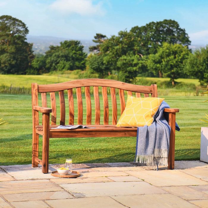 4ft Redcliffe Acacia Turnberry Wooden Bench main product photo