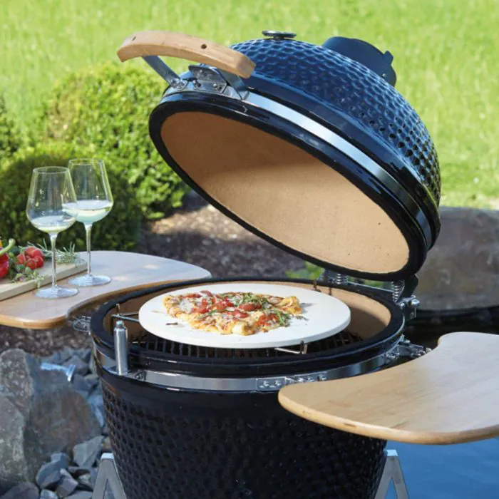 Kamado Lid Open