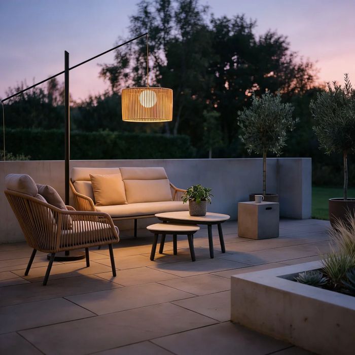 1.8m Matera Latte Floor Lamp main product photo