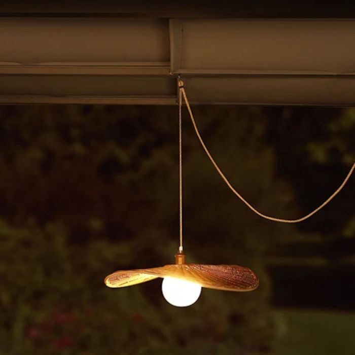 60cm Liguria Sesame Rattan Pendant Light main product photo