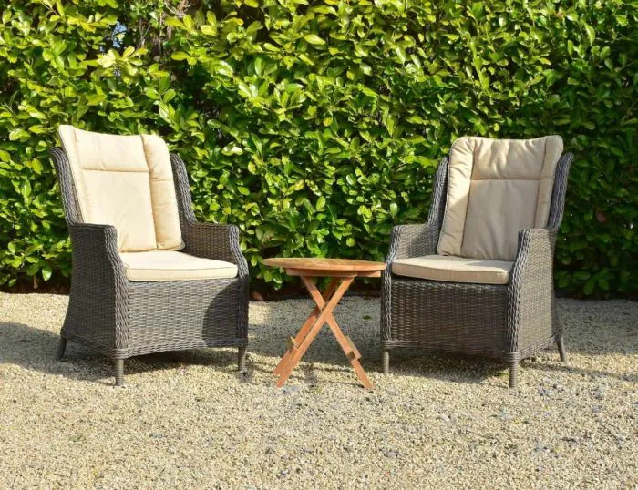 2 Seater Round Bistro Table With Boston Chairs