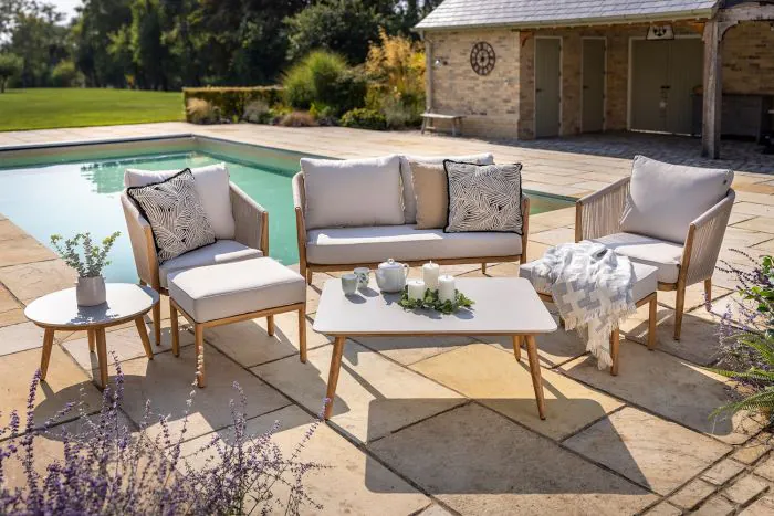 Portico 2 Seat Garden Lounge Set