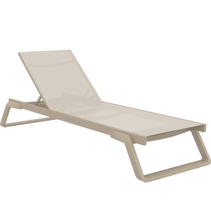 Tropic Sunlounger - Taupe main product photo