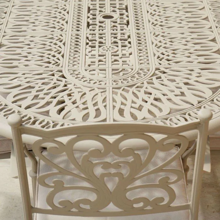 Capri Hampshire 6 Seat Oval Set in Sahara