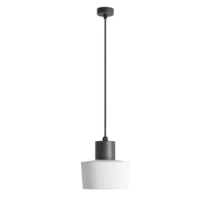 Muffin Dark Grey Pendant Lamp - 15W
