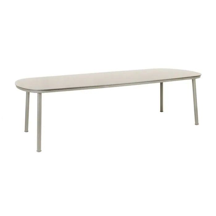 Alexander Rose Cordial Beige Dining Table – Sand HPL Top 260cm