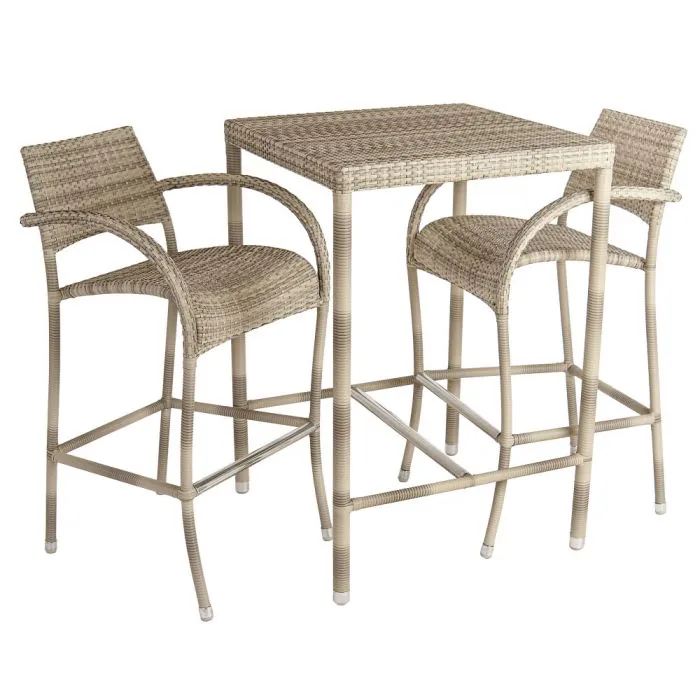 Alexander Rose  0.7X0.7M Ocean Pearl 2 Seater Bar Set