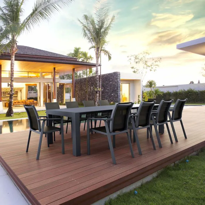 8 Seat Outdoor Vegas Garden Set