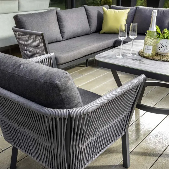 Dubai Square Corner Casual Dining Set