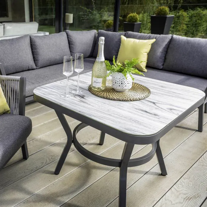 Dubai Square Corner Casual Dining Set