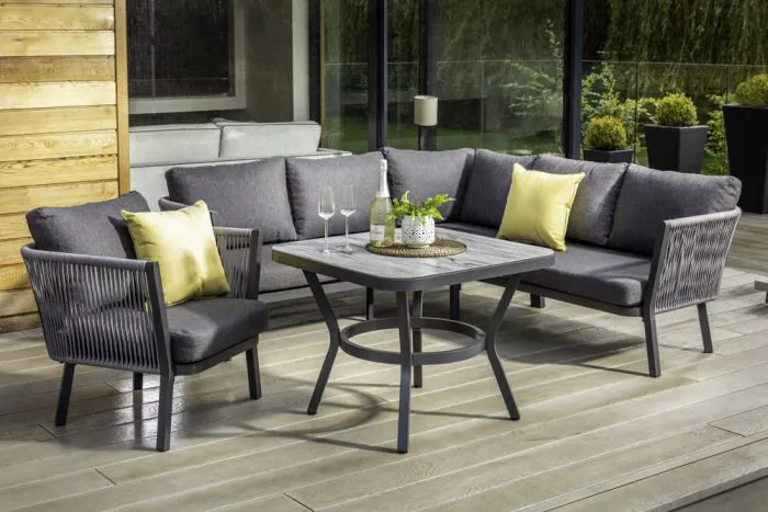 Dubai Square Corner Casual Dining Set