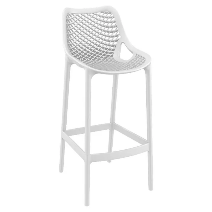 Air 75cm Bar Stool In White