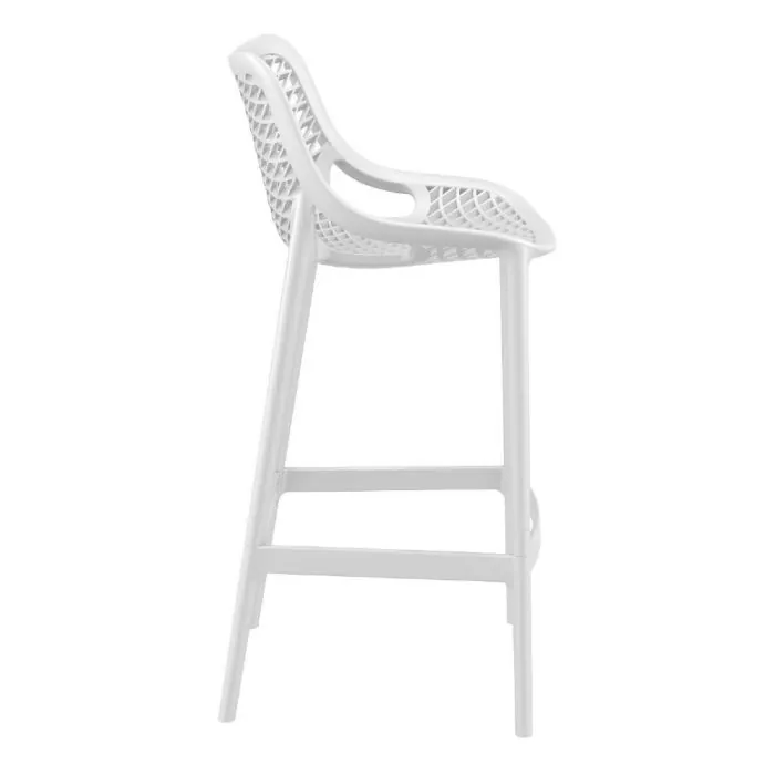 Air 75cm Bar Stool In White