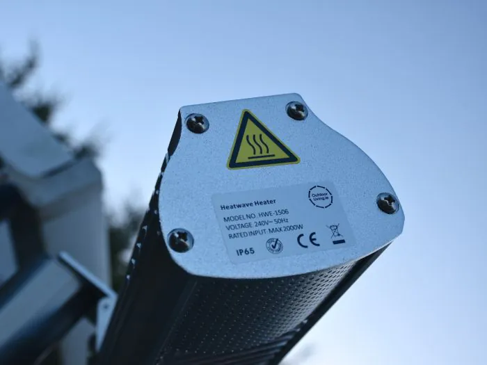 Heatwave 2000W Gemini Heater with Pole and Base