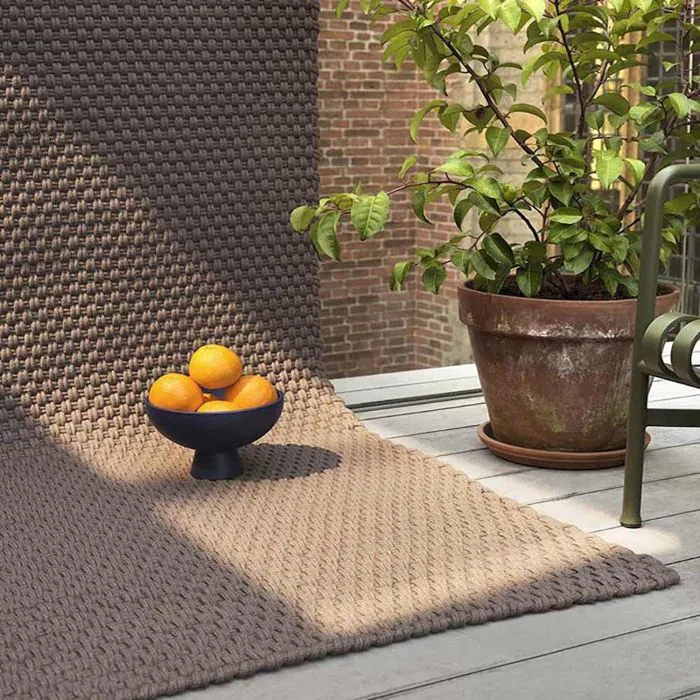 B & C Lace Grey Outdoor Rug - Extra Large - 250cm x 350cm