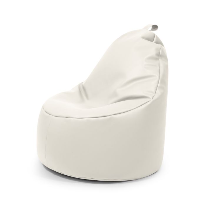 Scoop Bean Bag Chair - White main product photo