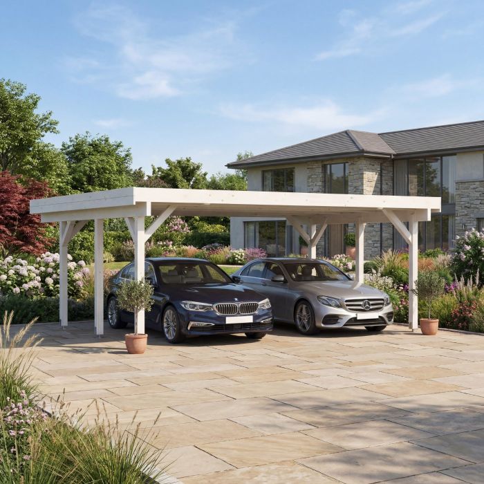 Karl 20.6m Wooden Carport Pergola main product photo