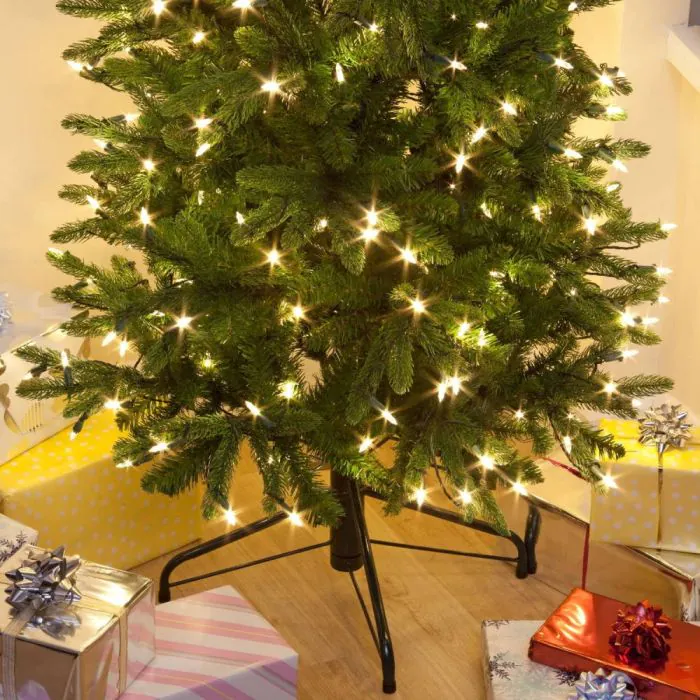 7 ft (210cm) Pre-Lit Aspen Slim Pine