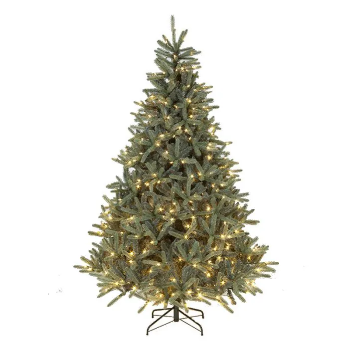 7ft (210cm) Blue Spruce Pre-Lit Artificial Christmas Tree
