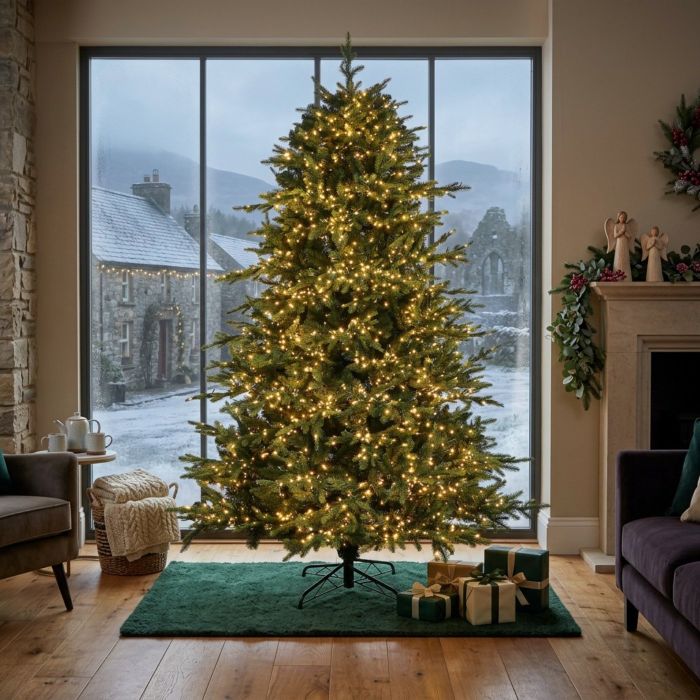 Everglen Bellinter 6ft (180cm) Premium Artificial Christmas Tree with Multi-Function Warm White LED's main product photo