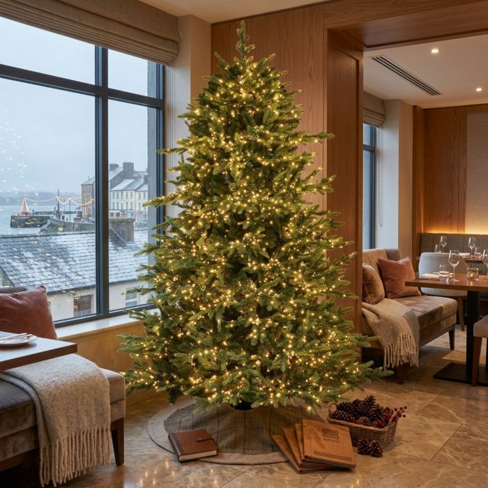 Everglen Bellinter 8ft (240cm) Premium Artificial Christmas Tree with Multi-Function Warm White LED's main product photo