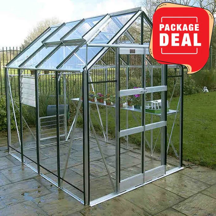 Elite GX600 6' 3” Wide Package Greenhouse