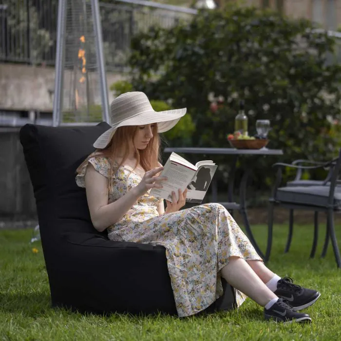 Outdoor Fengjing Chair -  Black Polyester