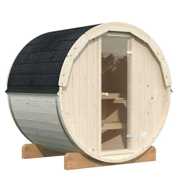 Anita 2m x 1.6m Barrel Sauna
