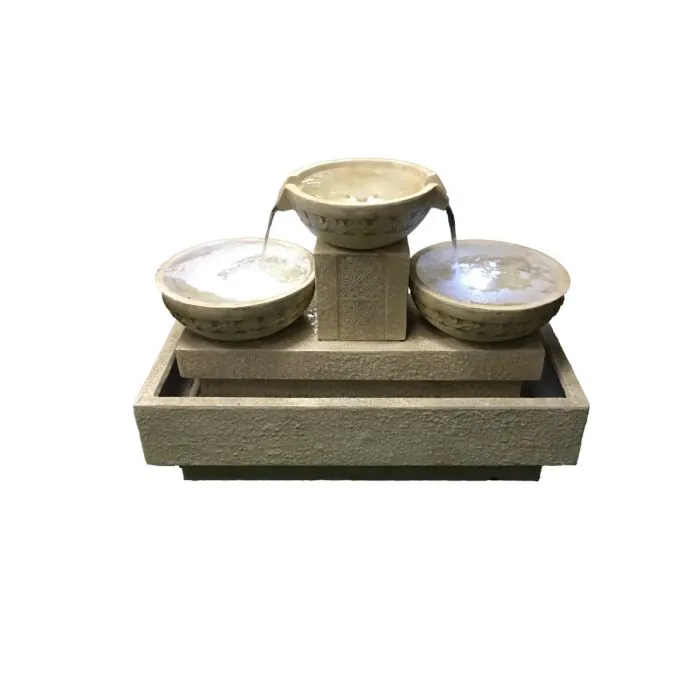 Trio Cascade Fountain (Sandstone)