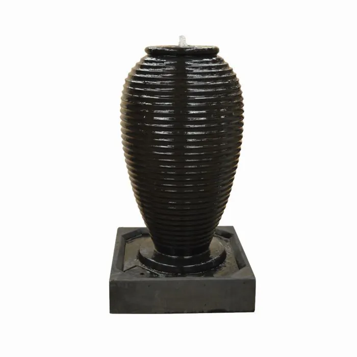Ribbed Jar Fountain Ribbed Jar Fountain