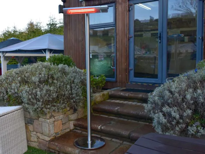 Heatwave 2000W Gemini Heater with Pole and Base