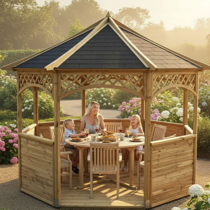 Gerda 3.5m Octagonal Gazebo main product photo