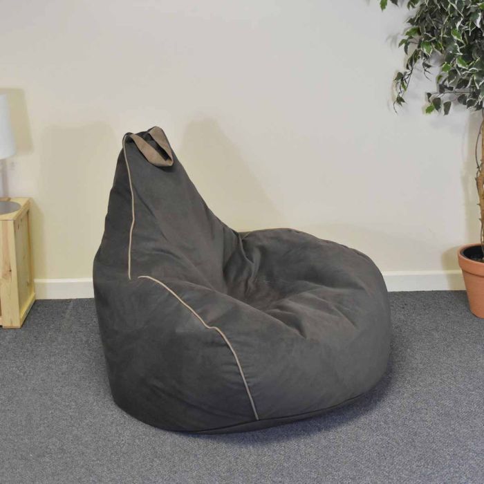 The Titan Gaming Bean Bag Chair - Grey main product photo