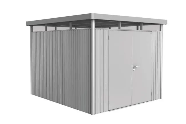 Garden Shed - Highline - Metallic Silver - H5 - 275 x 315 x 222 - Double Door