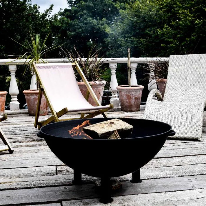 Outdoor Heritage Firebowl in Black 72cm