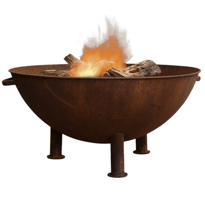 Outdoor Heritage Firebowl in Rust Iron 72cm Outdoor Heritage Firebowl in Rust Iron 72cm